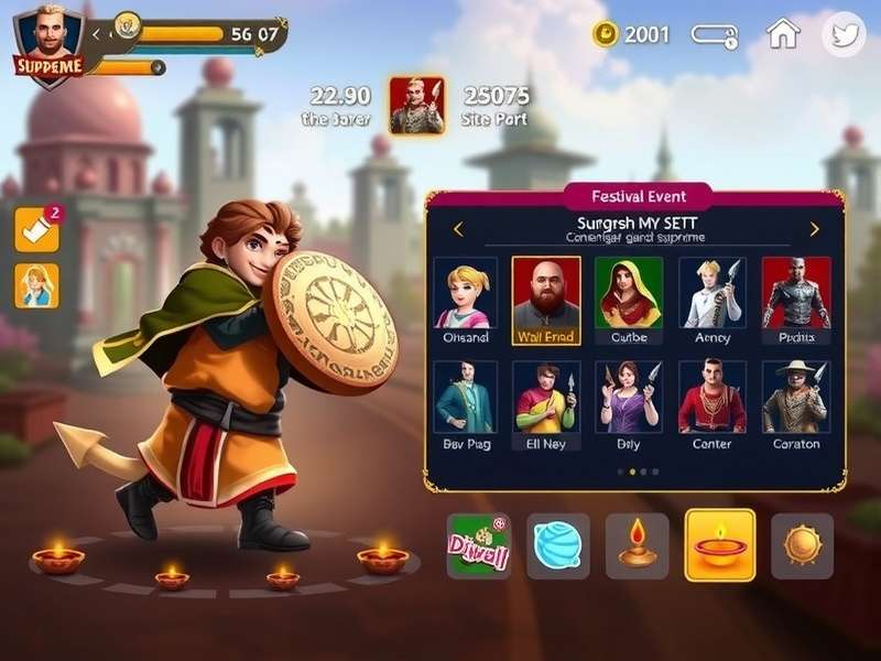 Ginger Guard Supreme character selection screen showing diverse guardian options